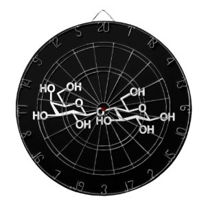 Milchstruktur von Lactose Dartscheibe