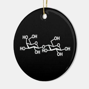 Milchstruktur von Lactose Keramikornament