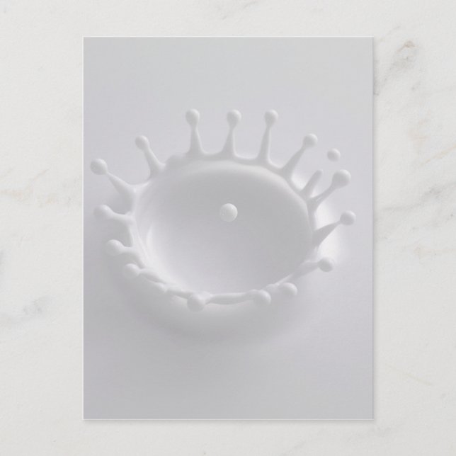 Milchtrocknung Postkarte (Vorderseite)