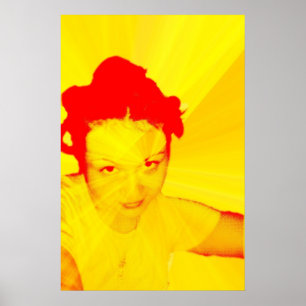 mild gelb poster