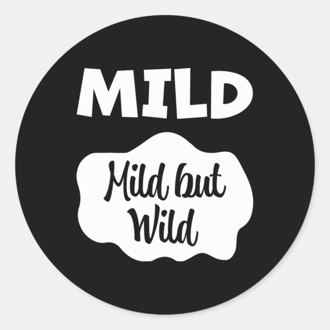 Milde Taco Sauce Kostüme Frauen Männer Kinder Hall Runder Aufkleber (Vorderseite)