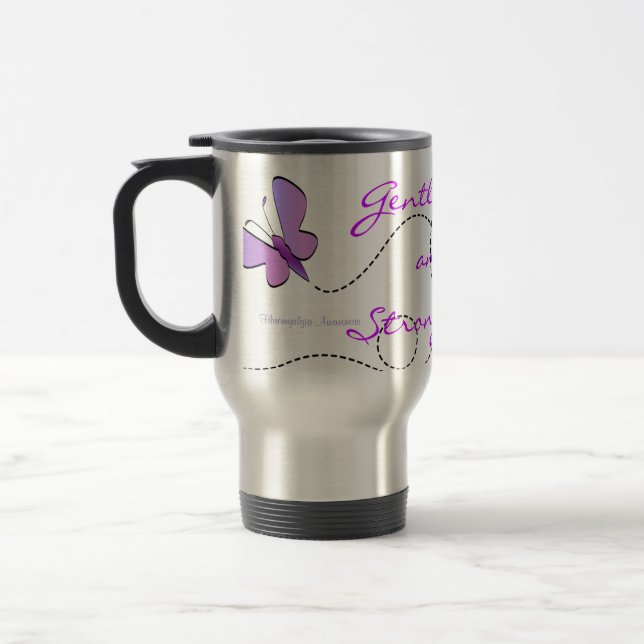 Mildern Sie Umarmungs-Tasse Reisebecher (Links)