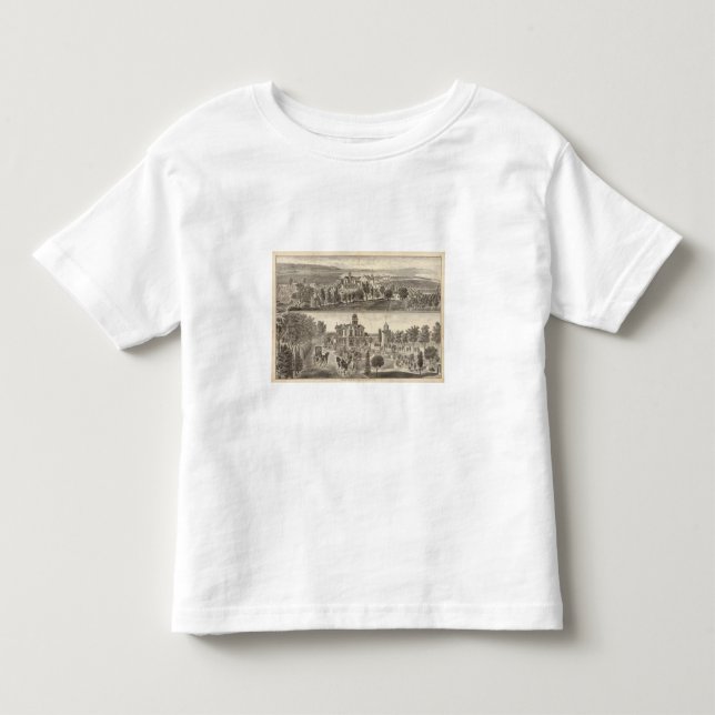Mildes Res, Bauernhof Kleinkind T-shirt (Vorderseite)