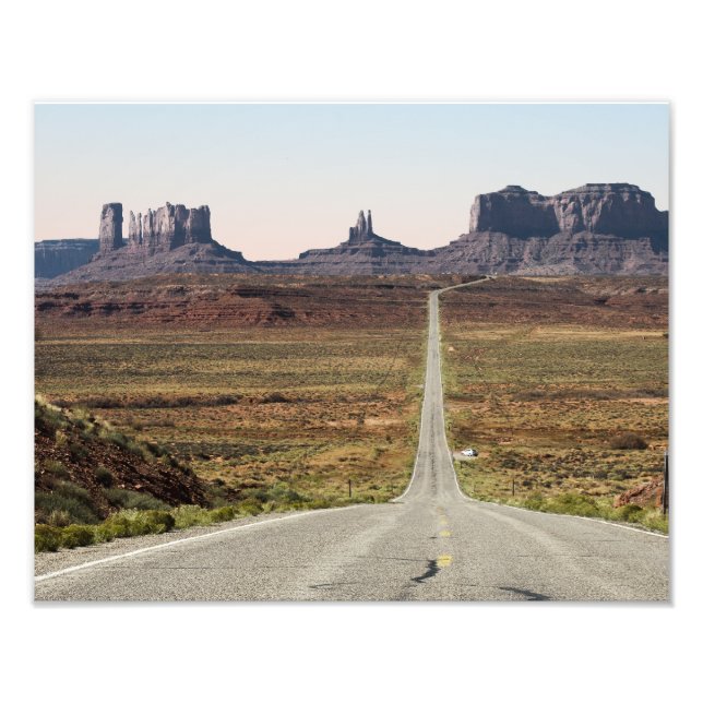 Mile Marker 13 Utah Highway Monument Tal Fotodruck (Vorne)
