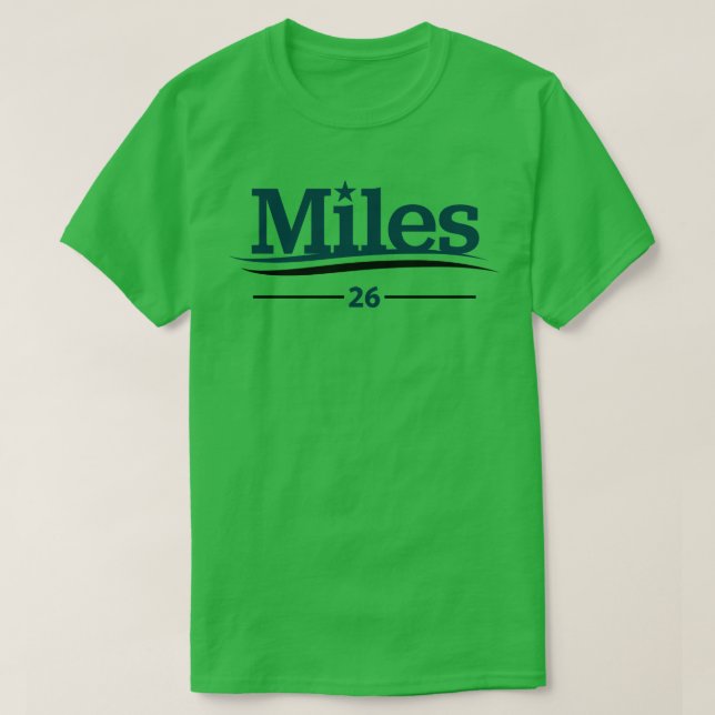 Miles Campaign Silver T-Shirt (Design vorne)