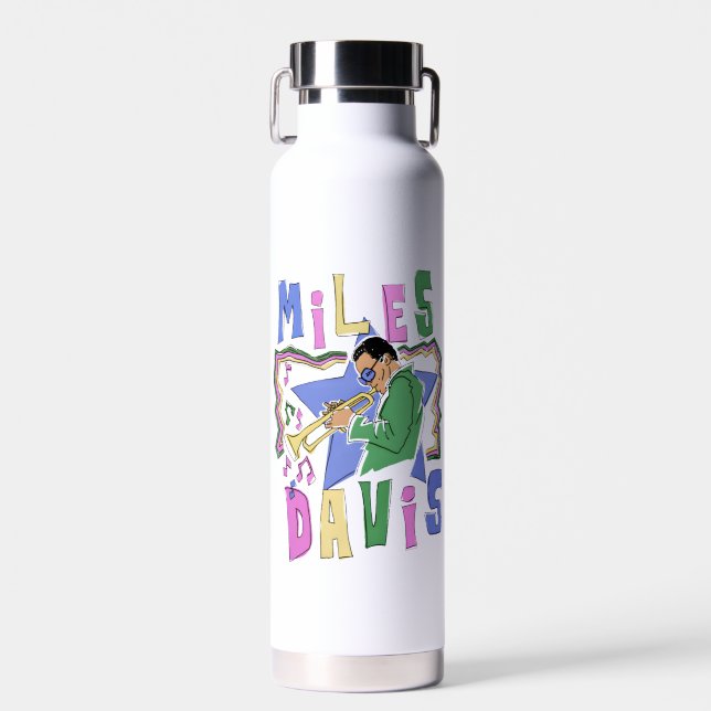 Miles Davis Trinkflasche (Vorne)