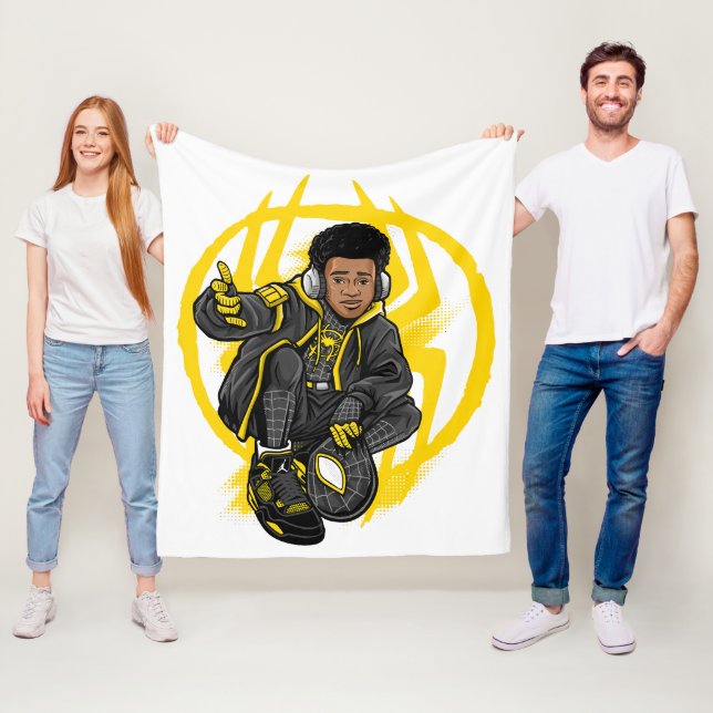 Miles Morales Fleecedecke (Beispiel)