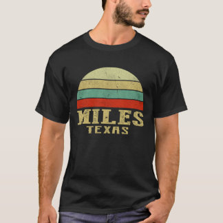 MILES TEXAS Vintag Retro Sunset T-Shirt