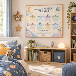 Milestone Chart Poster