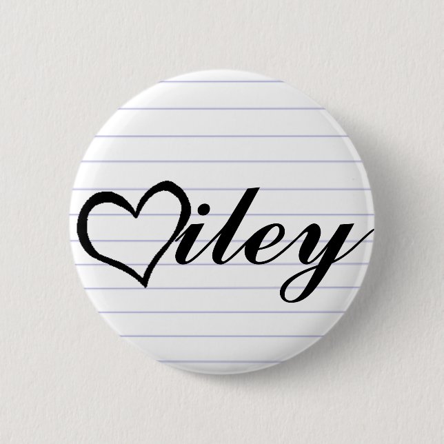 Miley Knopf Button (Vorderseite)