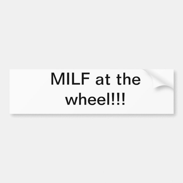 MILF AUTOAUFKLEBER (Vorne)