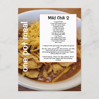 Milf Chili Rezept mit einer geheimen ZutatPostkart Postkarte