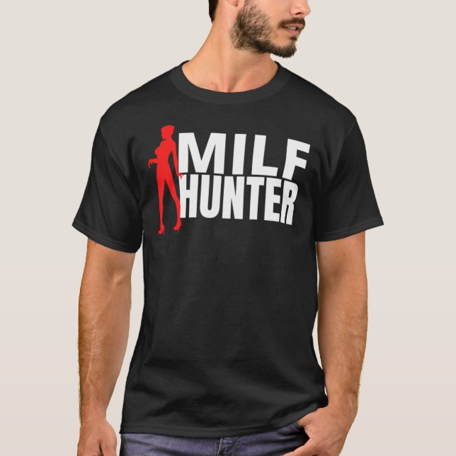 Milf Jäger in Liebe Hot Moms Klassischer T - Shirt (Vorderseite)