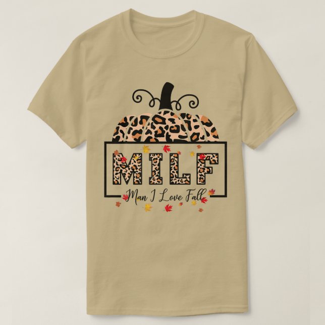 MILF Mann I Liebe Fall Sonnige Herbstsaison LoverT T-Shirt (Design vorne)