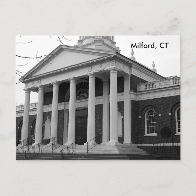 Milford, carte postale CT (Devant)