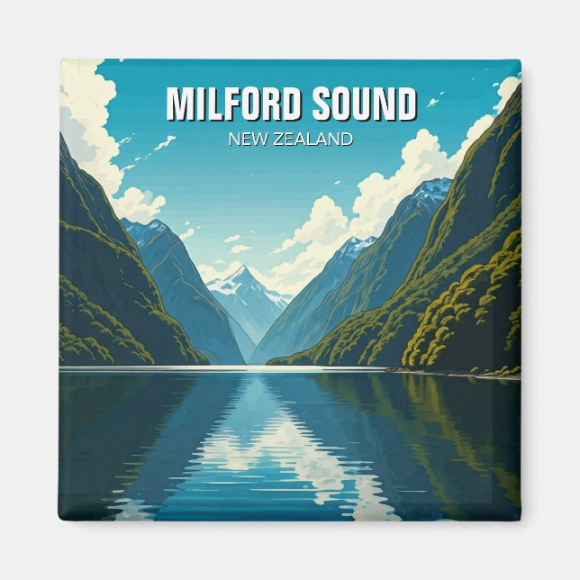 Milford Sound Neuseeland Magnet (Vorne)