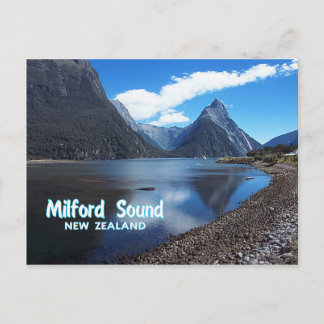 Milford Sound, Neuseeland Postkarte
