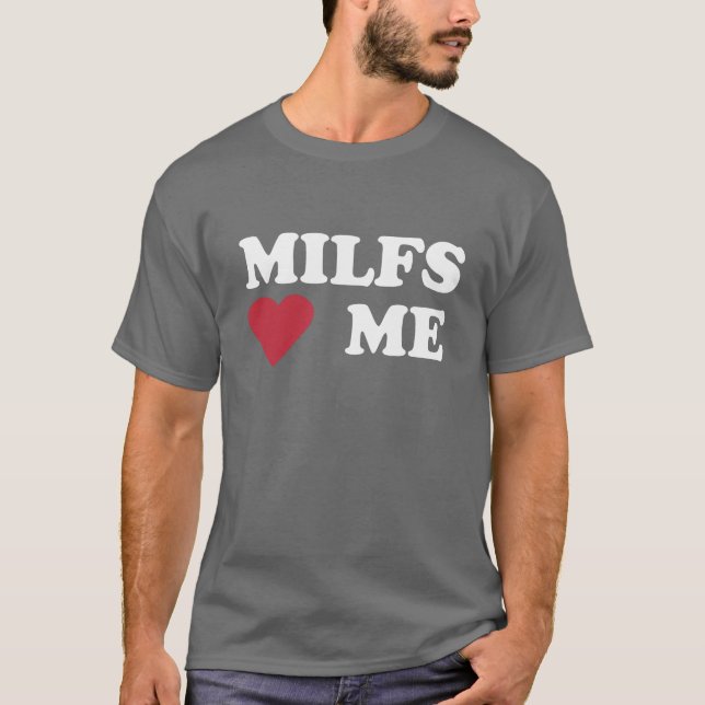 MILFS "HERZ" ICH T-Shirt (Vorderseite)