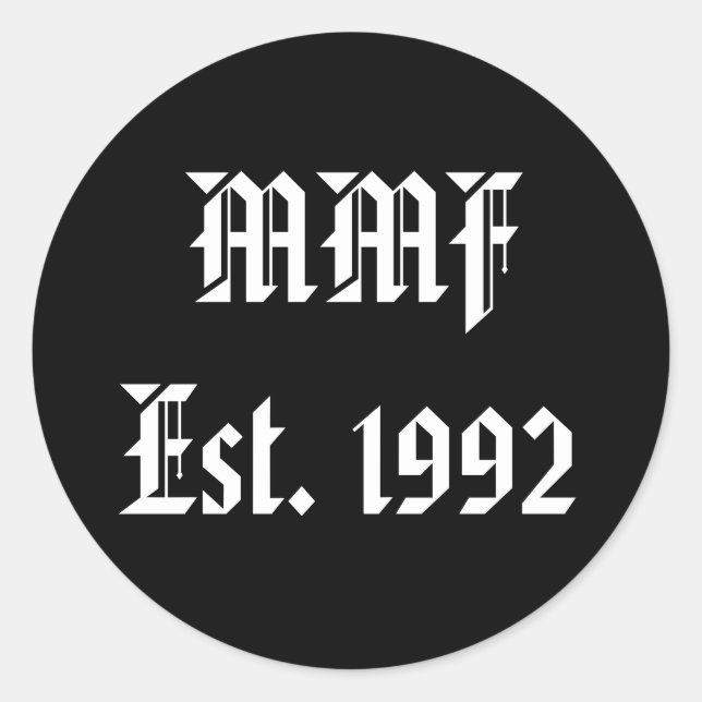 Miliano-Sticker Runder Aufkleber (Vorderseite)