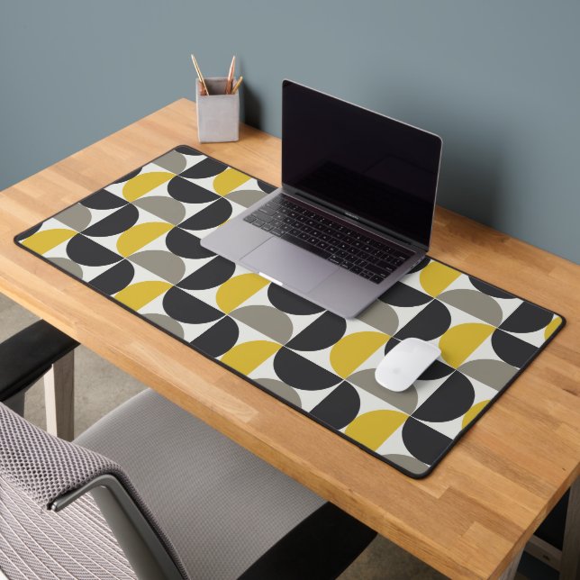 Milieu du siècle moderne Turmeric Gunmetal (Bureau 2)