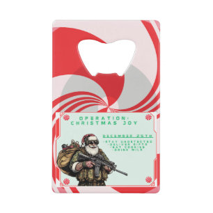 Militaire amusant/Père Noël de Noël