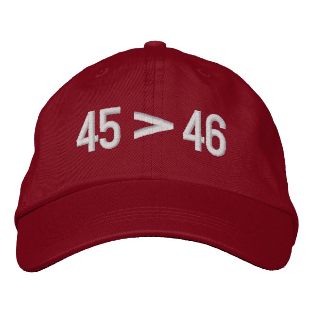 Militaire Trump V Casquette de baseball brodé (Devant)