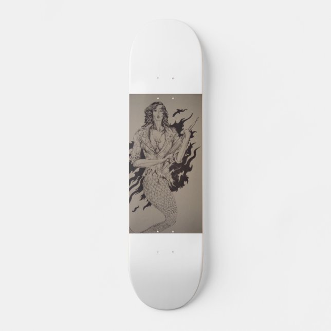 militairy Meerjungfrau Skateboard (Vorderseite)