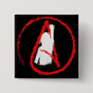 Militanter Atheist Button