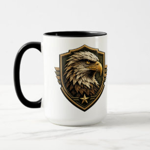 Militär-Adler-Wappen-Emblem Tasse