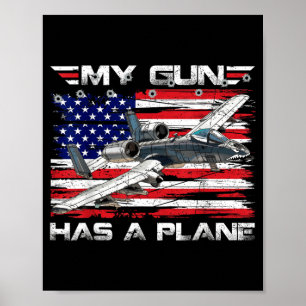 Militär-Angriffsjet Close Air Support Flugzeug hat Poster