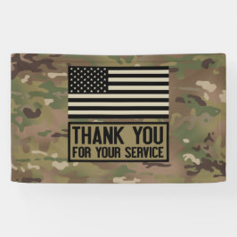 Militär - danke für Ihren Service Banner