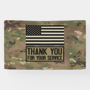 Militär - danke für Ihren Service Banner