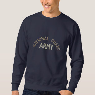 Militär der ARMY-Nationalgarde Besticktes Sweatshirt