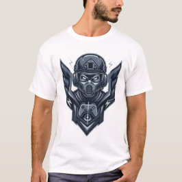 Militar-Gamer-Emblem-T-Shirt T-Shirt