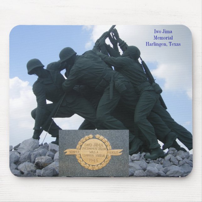 Militär - Iwojima-Denkmal Mousepad (Vorne)