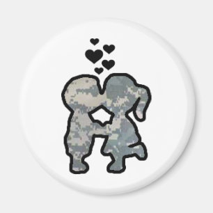 Militär Kisses Magnet