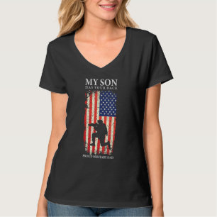 Militär mein Sohn hat Ihren stolzen militärischen  T-Shirt