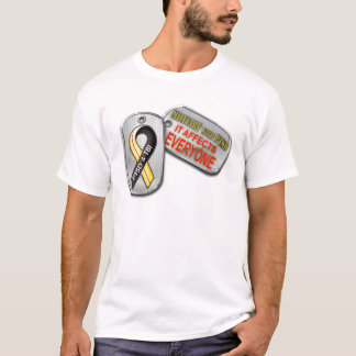 Militär mit PTSD Logo T-Shirt