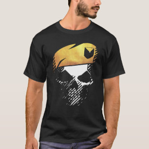 Militär-Schädel-Taktisches-Soldat-Barett-Design T-Shirt