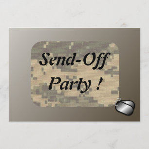 Militär sendet weg vom patriotischen Party Einladung