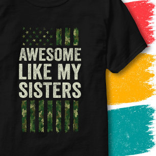 Militär-Tarnmuster USA-Flagge Awesome wie meine Sc T-Shirt