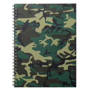 Militär tarnt Notizbuch Notizblock