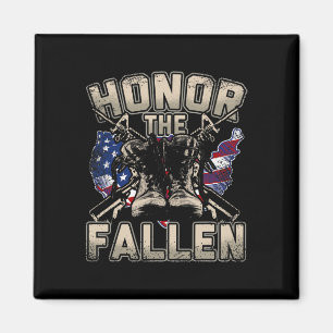 Militär Veteran Soldat Amerikanische Flagge Trump Magnet