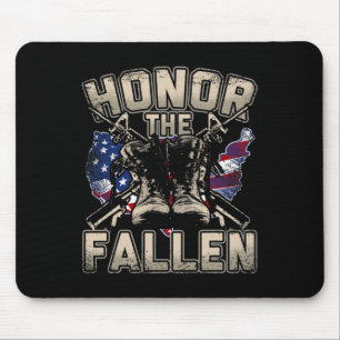 Militär Veteran Soldat Amerikanische Flagge Trump Mousepad