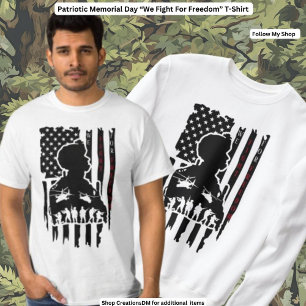 Militär - Wir kämpfen für Freiheit T-Shirt