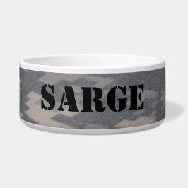 Militärart Camoflauge, personalisiert Napf