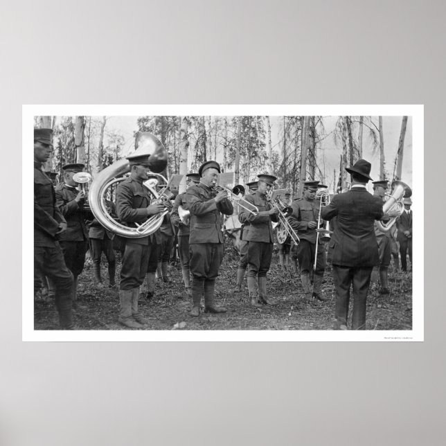 Militärband Alaska 1920 Poster (Vorne)