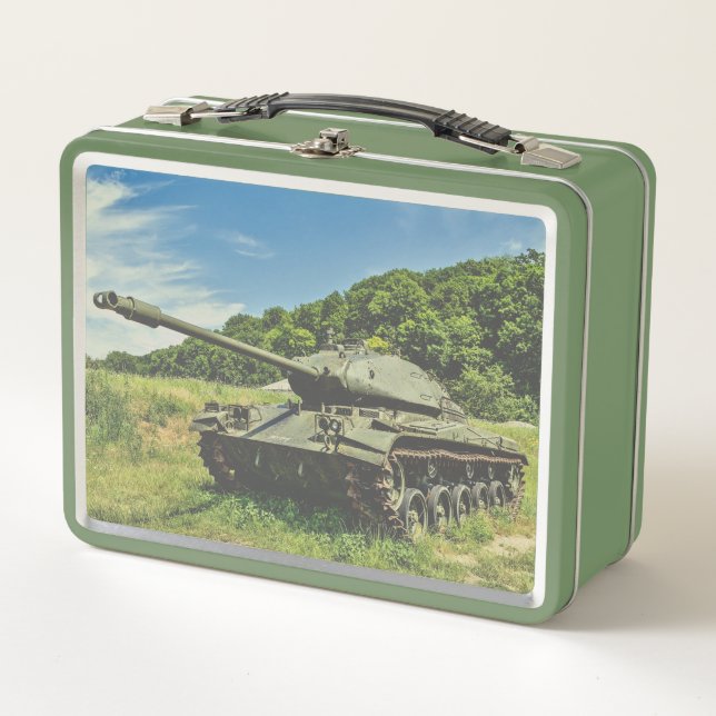 Militärbehälter Metall Brotdose (Vorderseite)