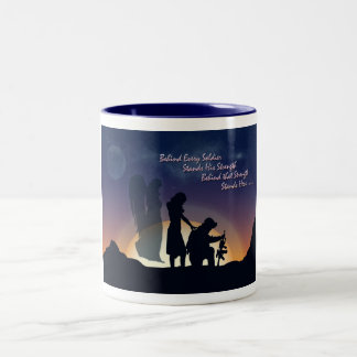 MilitärEhefrau Zweifarbige Tasse