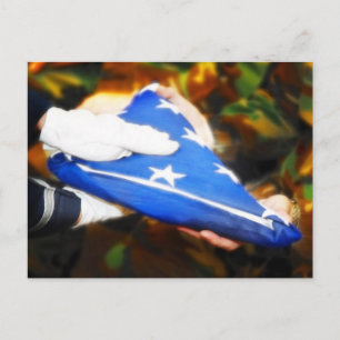Militärfeier des Veteranen-Tages Postkarte
